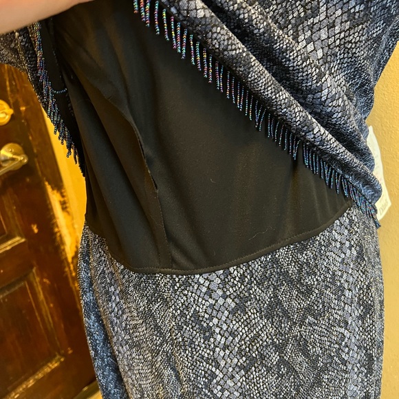 Betty and Adam sleeveless maxi dress reptile print - Picture 2 of 7